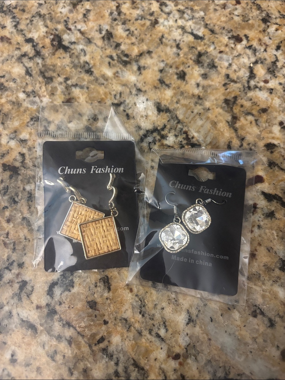 Fashion jewelry-2 sets of earrings